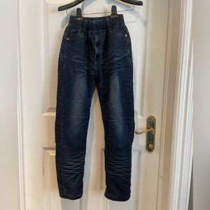 BOYS FLEECE LINED JEANS